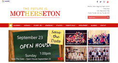 Desktop Screenshot of motherseton.org